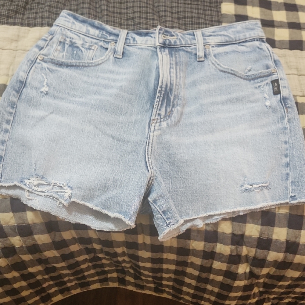 Silver Jeans Blue Jean Shorts with Relaxed Fit